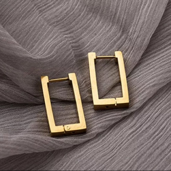 🌙Insta MUSThave geometric earrings - Picture 4 of 6